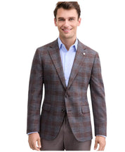 Ted Baker Mens Modern fit Sport Coat Blazer 36 R Brown Plaid Stretch