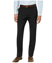Tommy Hilfiger Mens Modern fit Dress Pants 36 / 32 Black Solid Stretch