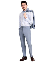 Brooks Brothers Mens Classic fit Dress Pants 34 / 30 Light Blue Solid Stretch
