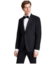 Bar Iii Mens Slim fit Wool Tuxedo Jacket Blazer 40 R Black Solid