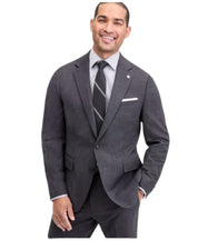 Ted Baker Mens Modern fit Sport Coat Blazer 44 L Grey Solid Stretch Wool