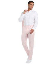 Tommy Hilfiger Mens Modern fit Dress Pants 31 / 30 Pink Solid Stretch