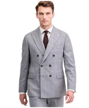 Ted Baker Mens Modern fit Double Breasted Sport Coat Blazer 46 R Black Plaid