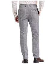 Ted Baker Mens Modern fit Dress Pants 36 / 32 Grey Plaid Stretch