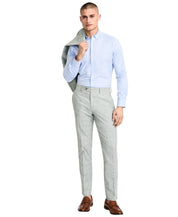Bar Iii Mens Slim fit Dress Pants 30 / 30 Light Green Solid Stretch Linen