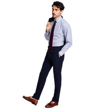 Brooks Brothers Mens Classic fit Dress Pants 40 / 30 Navy Blue Solid Stretch