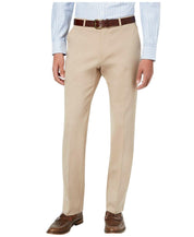 Tommy Hilfiger Mens Modern fit Dress Pants 32 / 32 Beige Solid Stretch