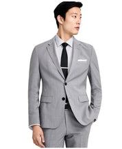 Hugo Boss Mens Modern fit Suit Jacket Blazer 44 R Light Grey Solid Stretch Wool