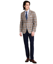 Tommy Hilfiger Mens Modern fit Sport Coat Blazer 38 S Beige Plaid Stretch