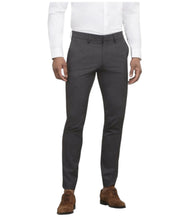 Kenneth Cole Mens Skinny fit Dress Pants 36 / 32 Charcoal Grey Solid Stretch