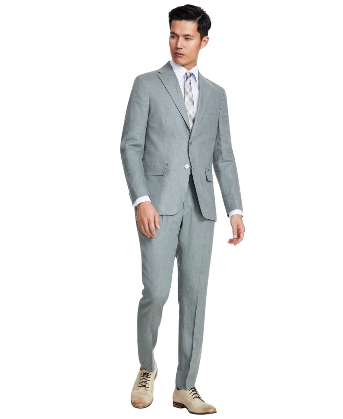 Tommy Hilfiger Mens Modern fit Suit Jacket Blazer 56 L Green Solid Stretch