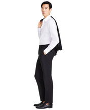 Hugo Boss Mens Modern fit Dress Pants 38 / 32 Black Solid Stretch