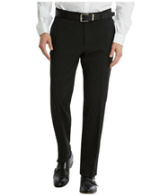 Tommy Hilfiger Mens Modern fit Dress Pants 34 / 32 Black Solid Stretch