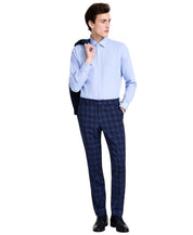 Hugo Boss Mens Modern fit Dress Pants 38 / 32 Navy Blue Plaid Stretch