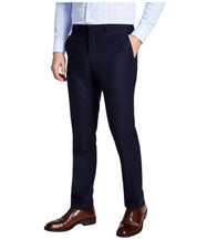 Kenneth Cole Mens Slim fit Dress 38 / 29 Navy Blue Solid