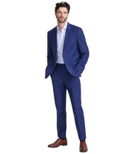 Hugo Boss Mens Modern fit 2 Piece Suit 38 S / 32 Waist Blue Solid Stretch
