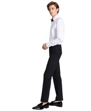 Bar Iii Mens Slim fit Tuxedo Pants 32 / 30 Black Solid Stretch