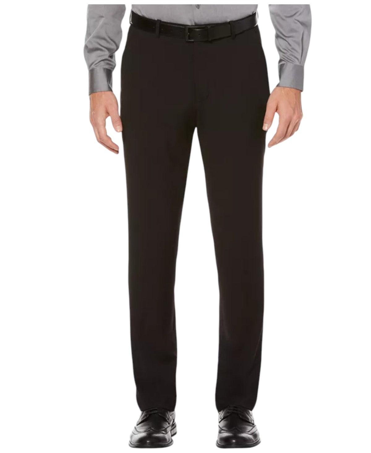 Perry Ellis Mens Slim fit Dress Pants 29 / 32 Black Solid