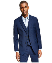 Tommy Hilfiger Mens Modern fit Suit Jacket Blazer 44 L Navy Blue Solid Stretch
