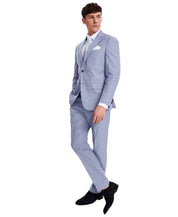 Tommy Hilfiger Mens Modern fit Suit Jacket Blazer 36 R Light Blue Solid Stretch