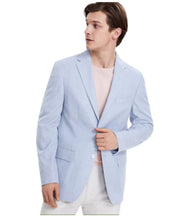 Tommy Hilfiger Mens Modern fit Sport Coat Blazer 40 L Blue Solid Stretch