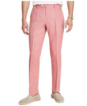 Tommy Hilfiger Mens Modern fit Dress Pants 32 / 30 Light Red Solid Stretch