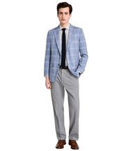 Tommy Hilfiger Mens Modern fit Sport Coat Blazer 44 R Light Blue Plaid Stretch