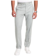 Michael Kors Mens Classic fit Dress Pants 42 / 30 Light Green Solid Stretch