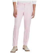 Tommy Hilfiger Mens Modern fit Dress Pants 33 / 30 Pink Solid Stretch