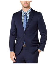Tommy Hilfiger Mens Modern fit Suit Jacket Blazer 36 S Navy Blue Solid Stretch