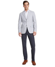 Tommy Hilfiger Mens Modern fit Sport Coat Blazer 44 R Light Grey Solid Stretch