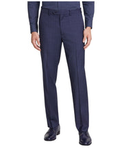 Tallia Mens Classic fit Dress Pants 36 / 32 Navy Blue Solid Stretch