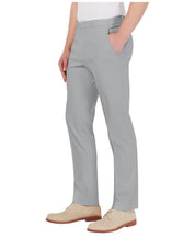 Tommy Hilfiger Mens Modern fit Dress Pants 40 / 34 Light Grey Solid Stretch