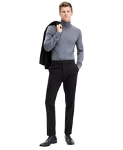 Tommy Hilfiger Mens Modern fit Dress Pants 32 / 30 Grey Striped Stretch