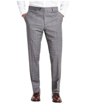 Brooks Brothers Mens Classic fit Dress Pants 36 / 34 Mid Grey Plaid