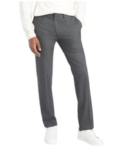 Kenneth Cole Mens Slim fit Dress Pants 34 / 29 Charcoal Grey Solid Stretch