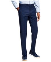 Tommy Hilfiger Mens Modern fit Dress Pants 36 / 30 Navy Blue Solid Stretch