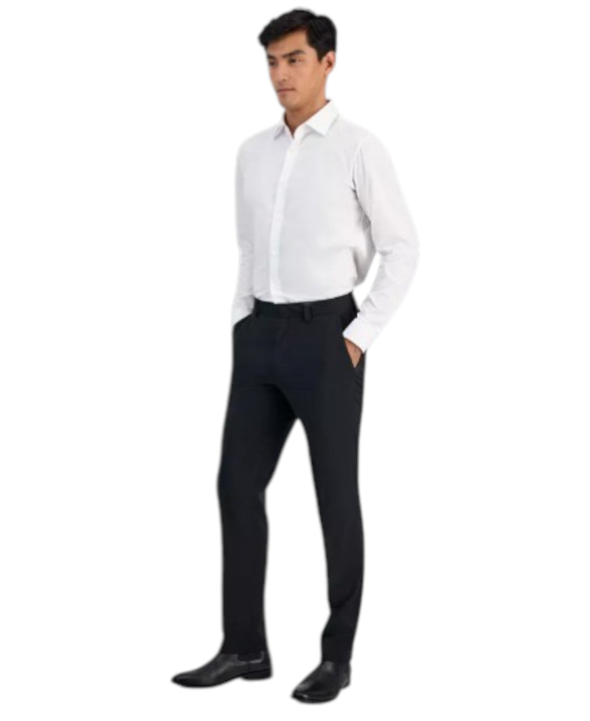 Hugo Boss Mens Modern fit Dress Pants 32 / 30 Black Solid Stretch