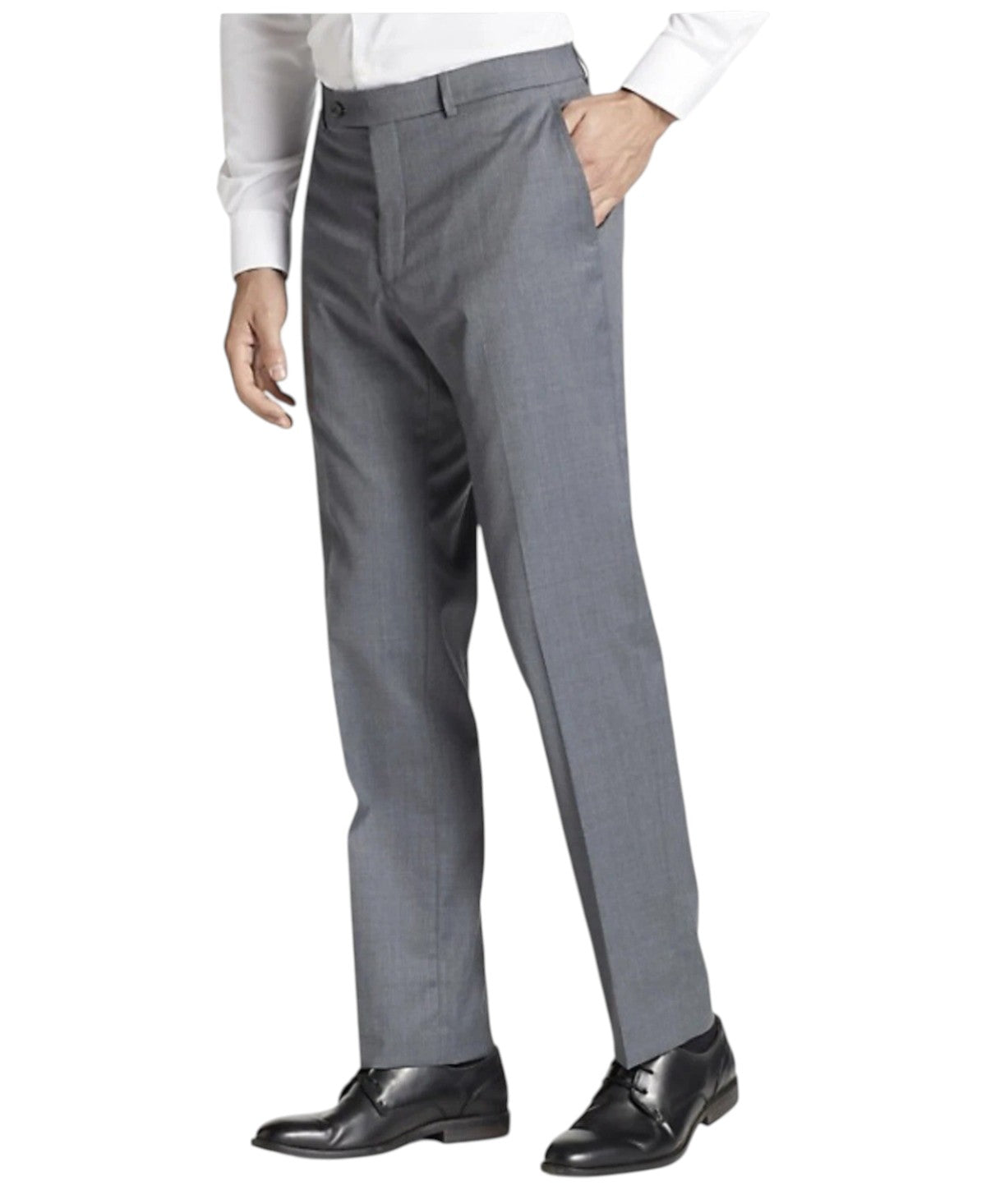 Tommy Hilfiger Mens Modern fit Dress Pants 40 / 32 Charcoal Grey Solid Stretch