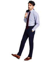 Brooks Brothers Mens Classic fit Dress Pants 34 / 30 Navy Blue Solid Stretch