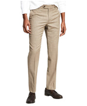 Tommy Hilfiger Mens Modern fit Dress Pants 34 / 32 Beige Solid Stretch