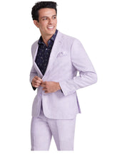 Bar Iii Mens Slim fit Suit Jacket Blazer 40 S Lavender Purple Solid