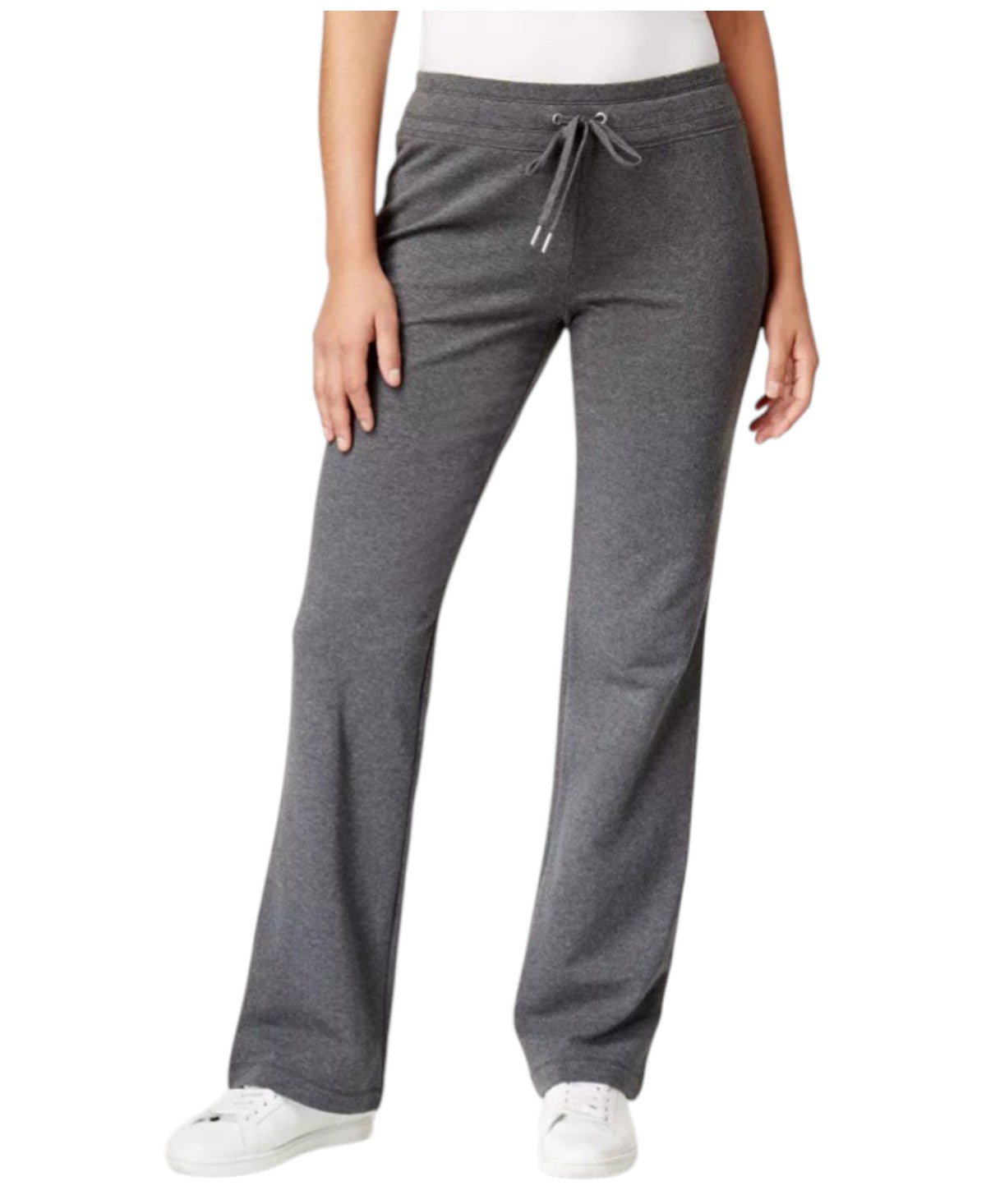 Style&Co. Womens Straight fit Sweatpants Pants XL Charcoal Grey Solid