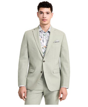 Bar Iii Mens Slim fit Suit Jacket Blazer 38 L Pastel Green Solid Stretch