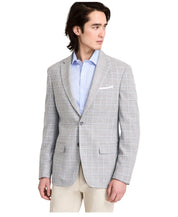 Tommy Hilfiger Mens Modern fit Sport Coat Blazer 42 L Light Grey Solid Stretch