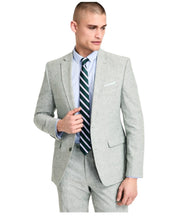 Bar Iii Mens Slim fit Suit Jacket Blazer 40 R Light Green Solid Stretch