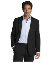 Nautica Mens Modern fit Sport Coat Blazer 42 R Black Solid Stretch