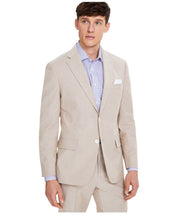 Tommy Hilfiger Mens Modern fit Suit Jacket Blazer 40 R Beige Solid Stretch
