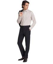 Calvin Klein Mens Slim fit Dress Pants 38 / 32 Black Solid Stretch