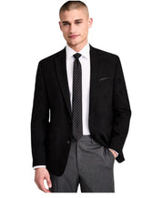 Bar Iii Mens Slim fit Suit Jacket Blazer 42 S Black Floral Stretch